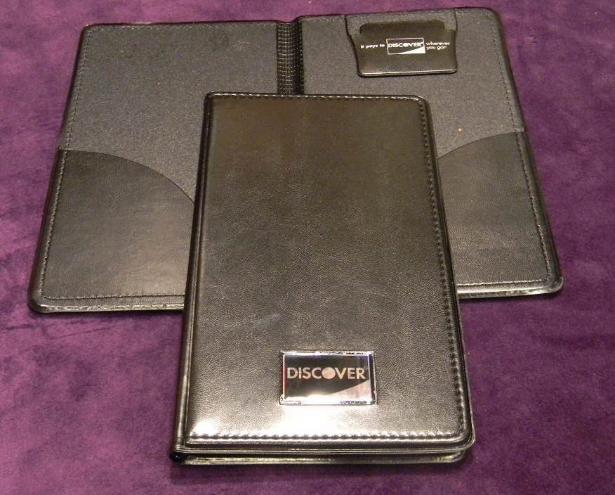 GUEST CHECK PRESENTERS - 25 PCS - DOUBLE PANEL DISCOVER RESTAURANT SERVER BOOKS