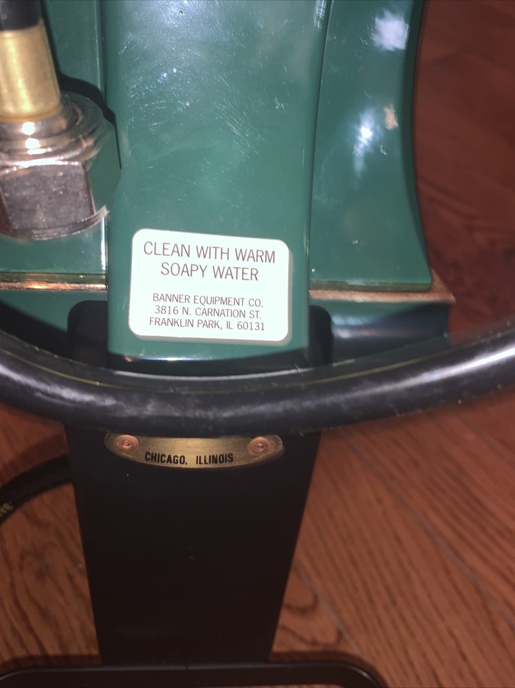 Murphy’s Irish Amber draft tower with beer line and handle