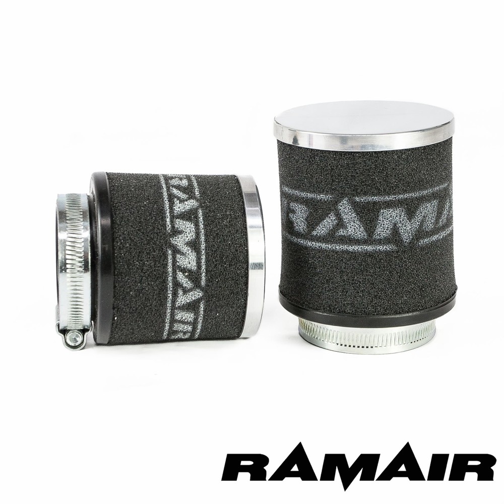 43mm ID Neck - Chrome Cap Motorcycle Pod Air Filter