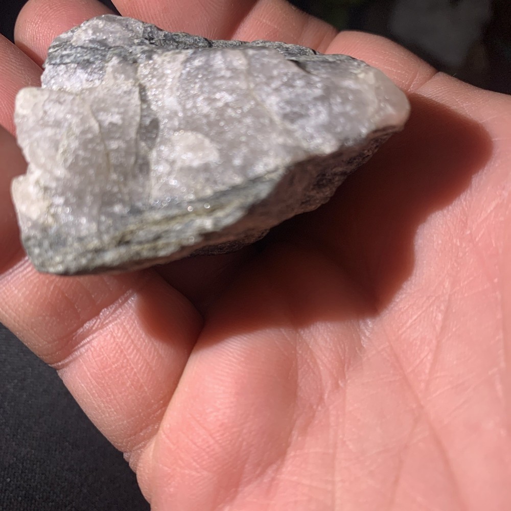 Opalized Platinum/Silver Quartz Natural Formation