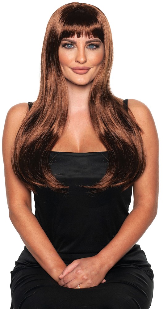 Flirty Brown Wig - Underwraps