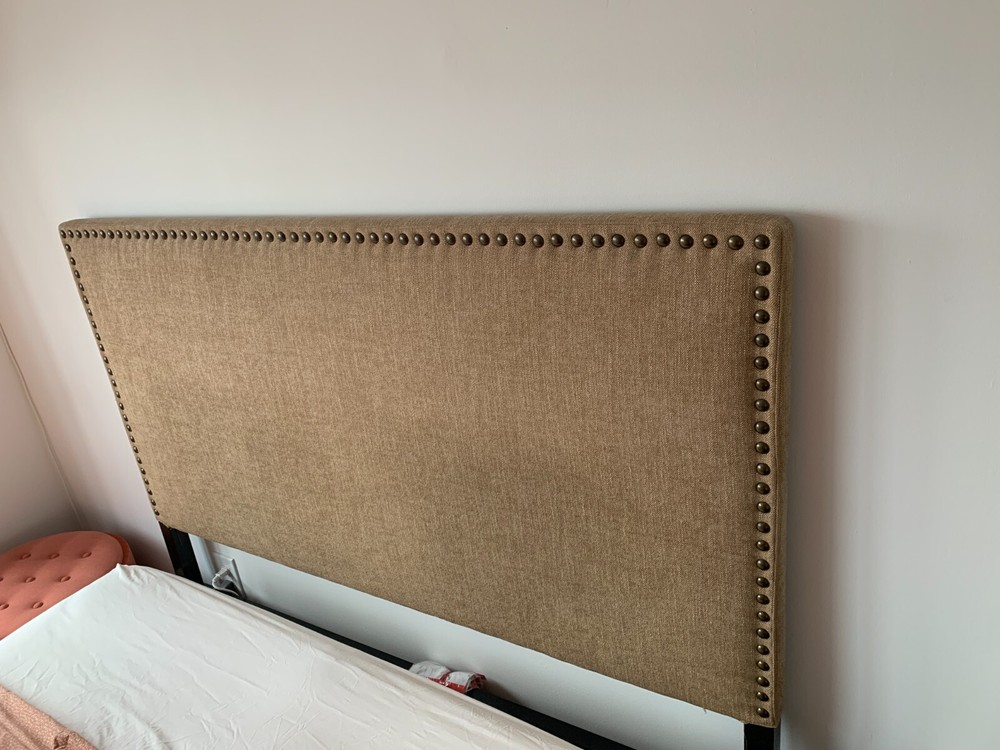 Headboard - Beige - Canvas material