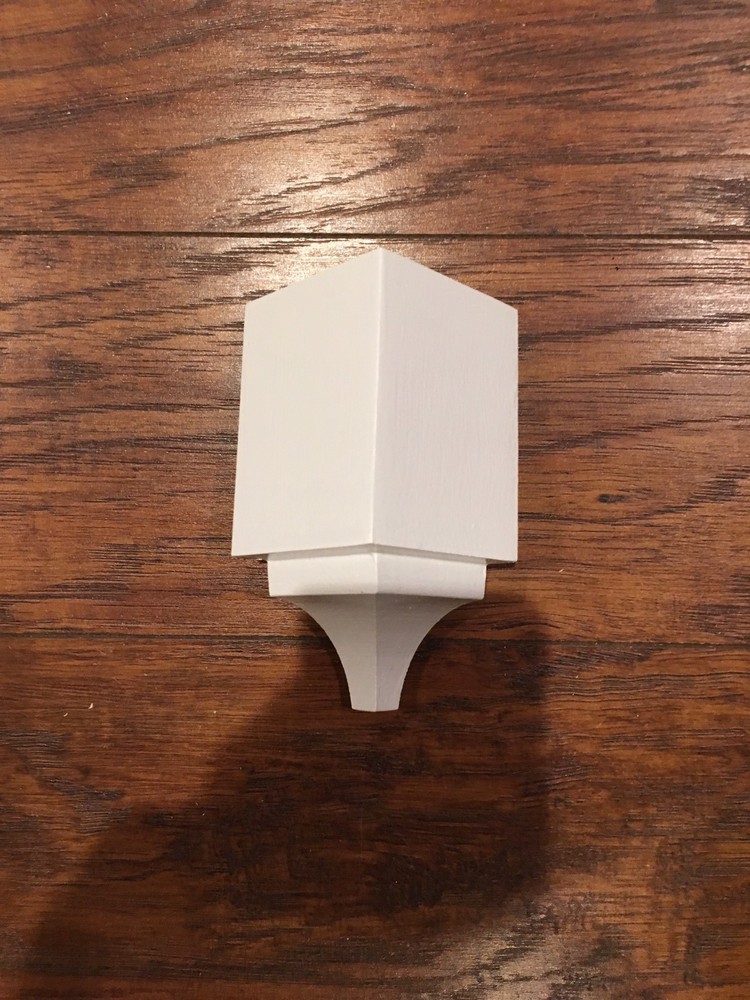 Crown Molding Corners for 3 1/4" transition (pine) 4 pack NEW ITEM