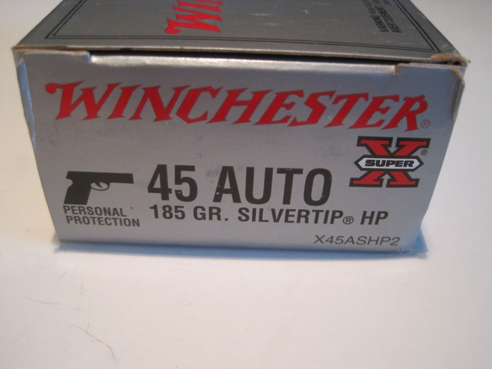 Winchester Silvertip - 45 Auto With Tray - Box Is Empty