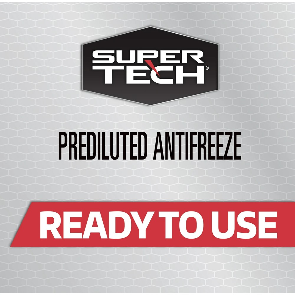 (4 pack) Super Tech OE Blue Antifreeze Prediluted 50/50