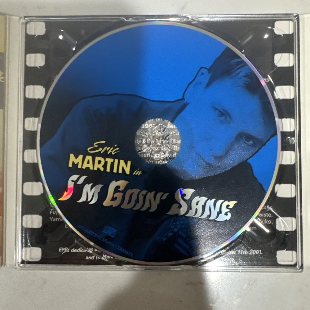 Eric Martin I'm Goin' Sane Signed Cd (Mr Big)