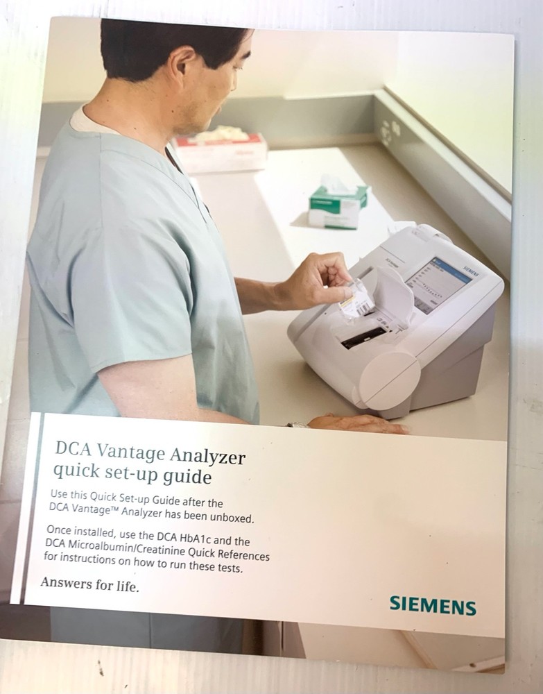 Siemens DCA Vantage Blood Analyzer - Came From Working Environment S8564
