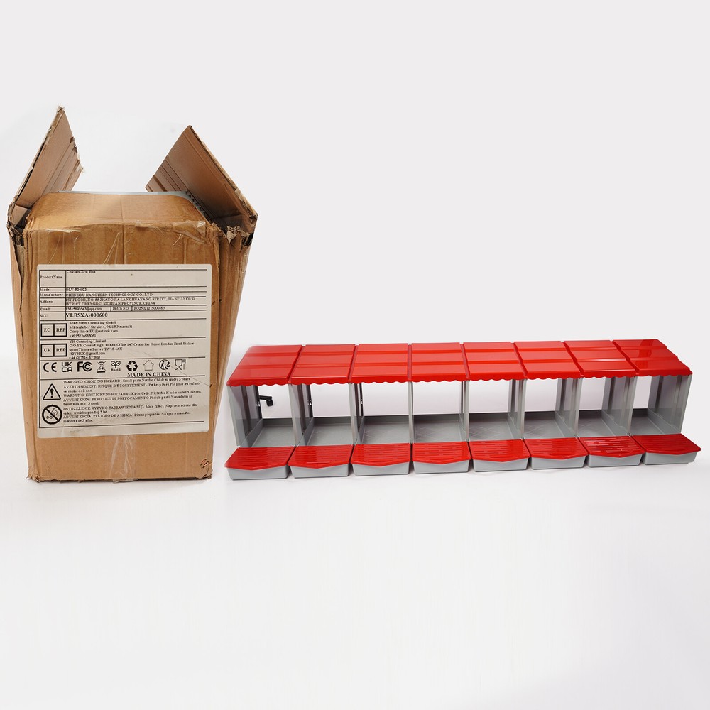 Modern Chicken Laying Boxes With Egg Collection Nesting Boxes 222.8*51.5*46.5cm