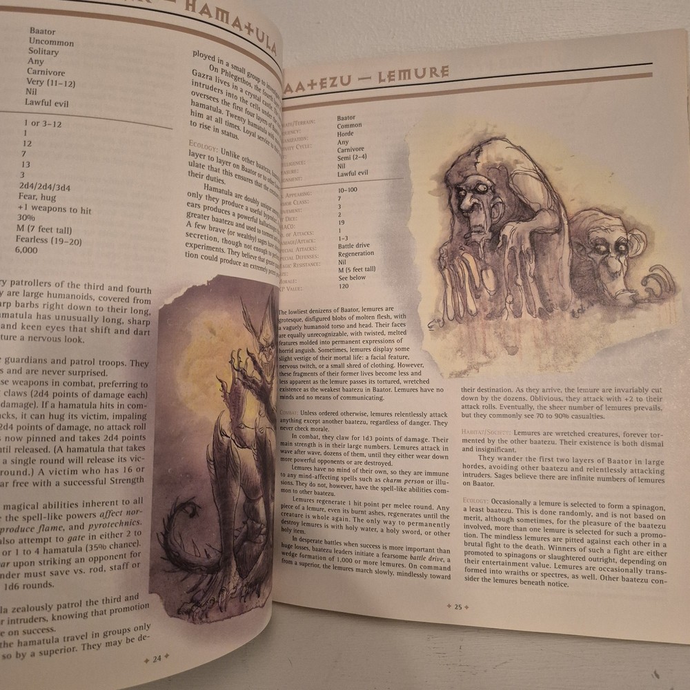 Advanced Dungeons & Dragons Planescape Monstrous Compendium Appendix 2602 AD&D