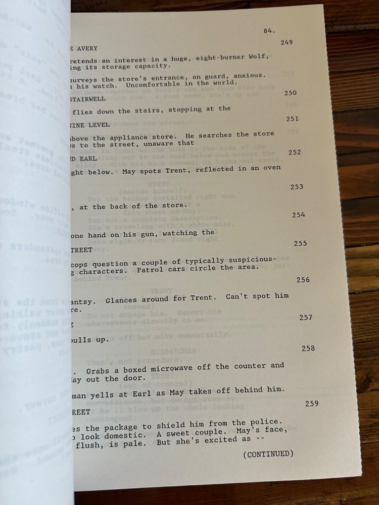 THE SPECIALIST SYLVESTER STALLONE MOVIE ORIGINAL SCREENPLAY SCRIPT