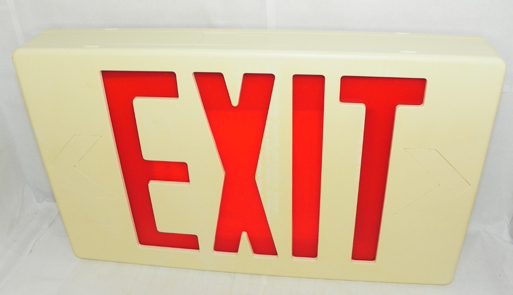 LED EMERGENCY EXIT LIGHTING FIXTURE