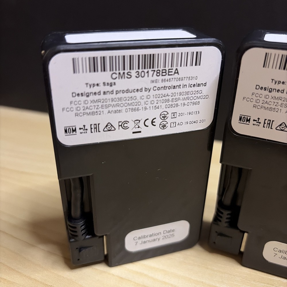Lot 3x Controlant Saga Temp Logger Low Power Mode USB Open Box