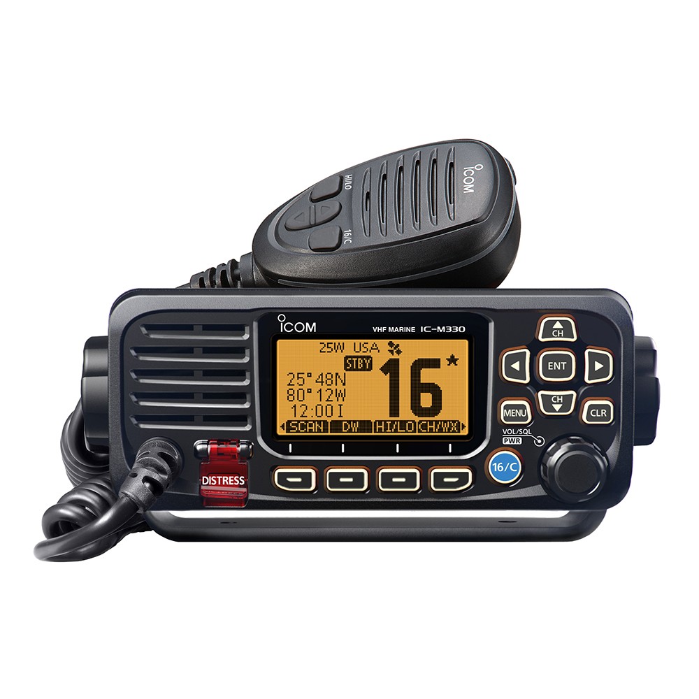 Icom M330GBLACK Vhf Basic Compact W/gps Black (m33071)