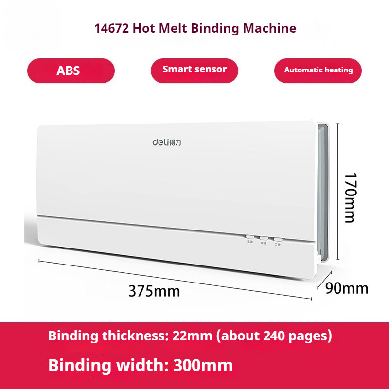 Automatic Hot Melt Binding Machine Gluing Machine A4 Document Binding Machine