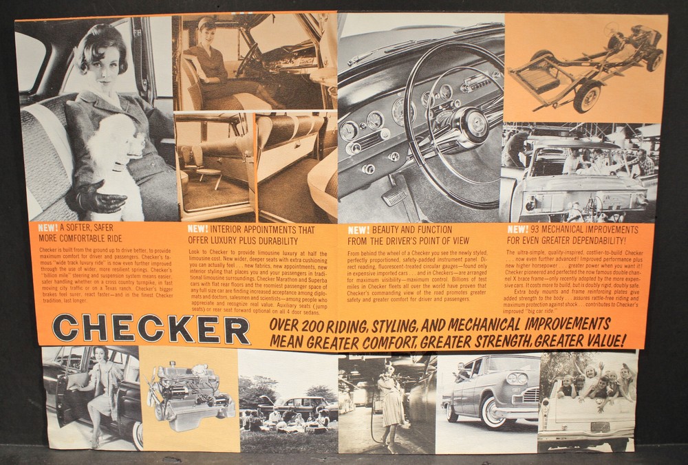 Nice 40th Anniversary Checker Folded Sales Brochure