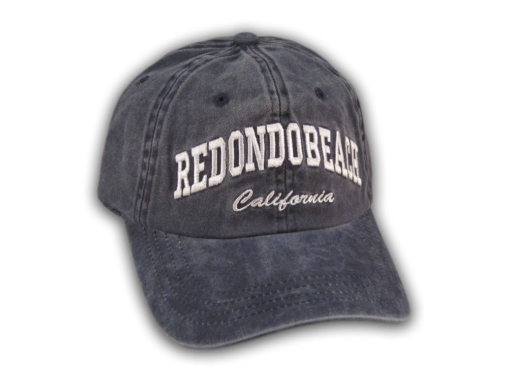 Blue Redondo Beach Washed Baseball Cap
