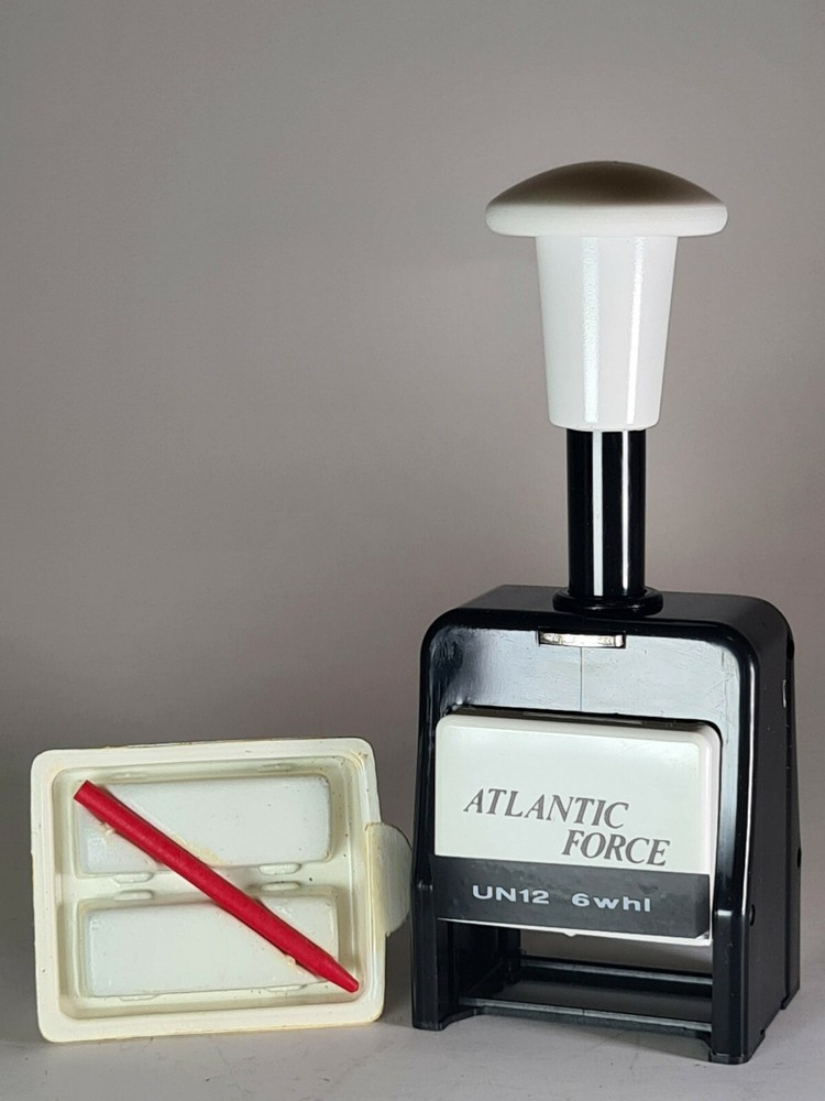 Atlantic Zeiser Automatic Numbering Machine, Vintage Letterpress Machine