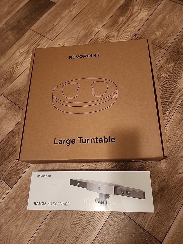 Revopoint Range 3D Scanner W/ Large Turntable For Scanning Big Objects