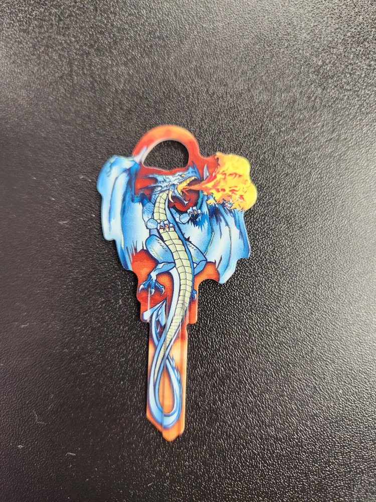 FIRE DRAGON SHAPED SCHLAGE SC1 KEYBLANK - READ DETAILS BELOW