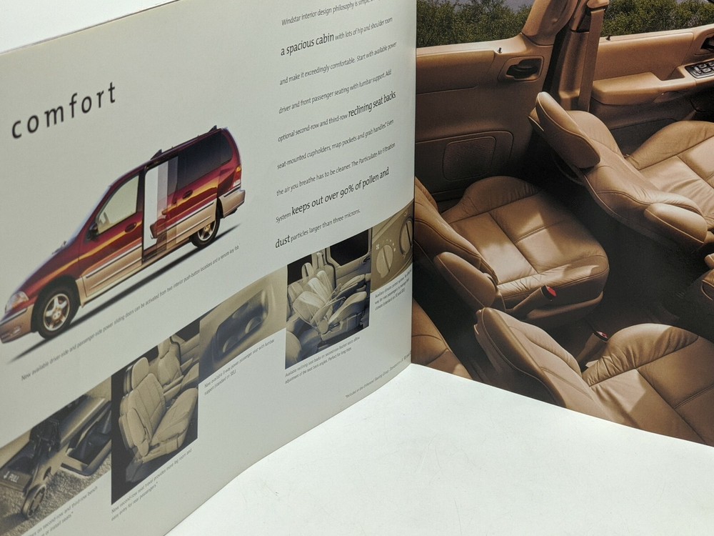 1999 FORD WINDSTAR VAN Sales Brochure Advertising