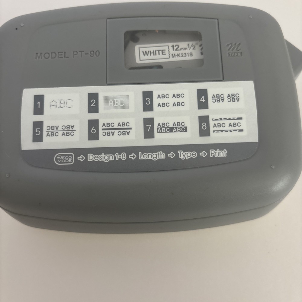 Brother P-Touch PT-90 Electronic Labeling System Label Maker - tested & works