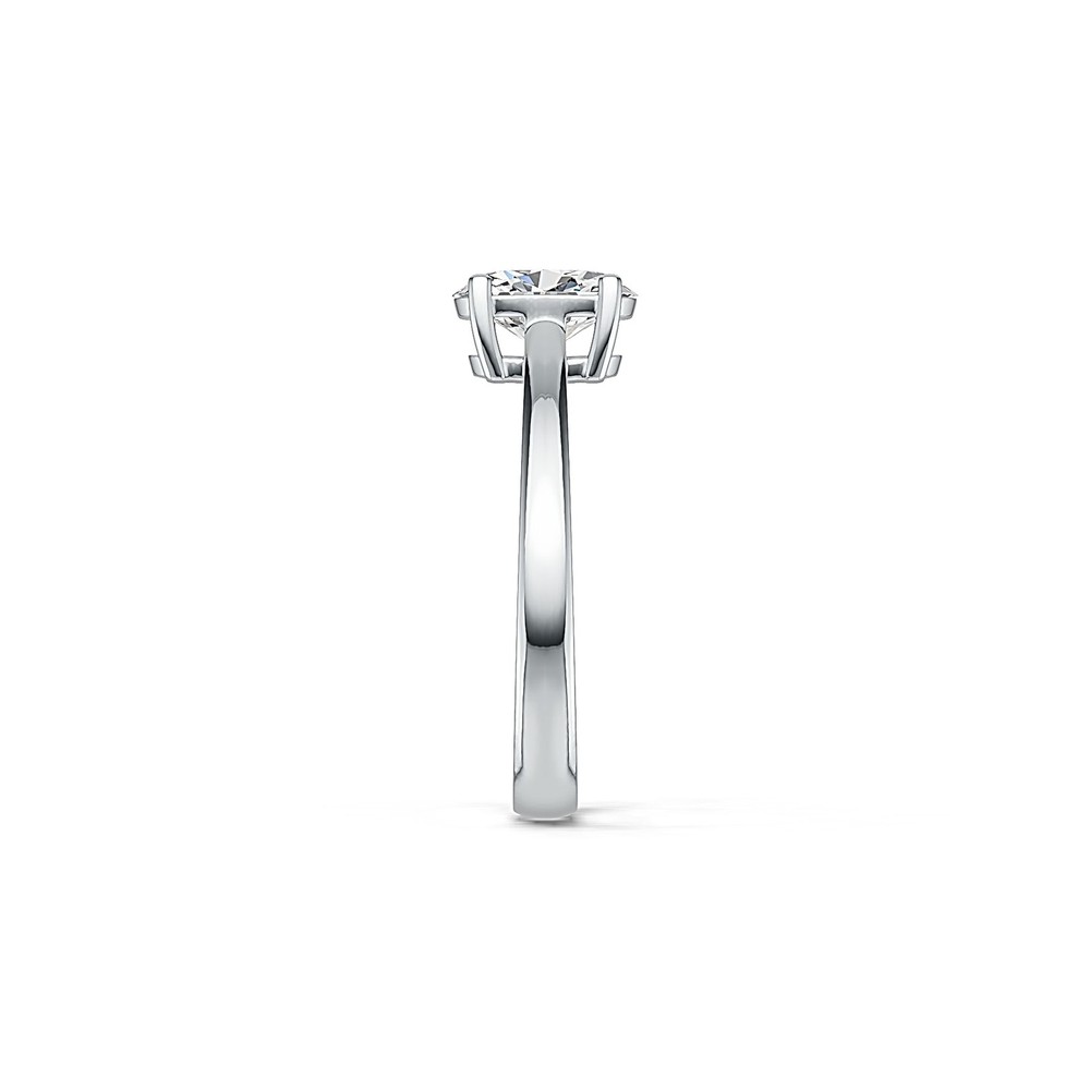 Sterling Silver Semi Mount Ring Setting Oval OV 8X6mm