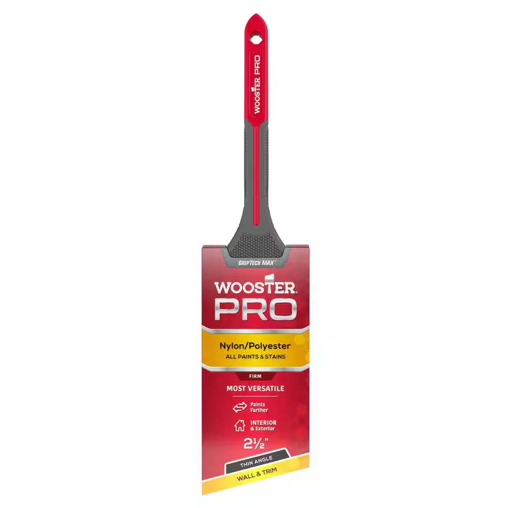 2-1/2 In. Griptech Max Nylon/Polyester Thin Angle Sash Brush