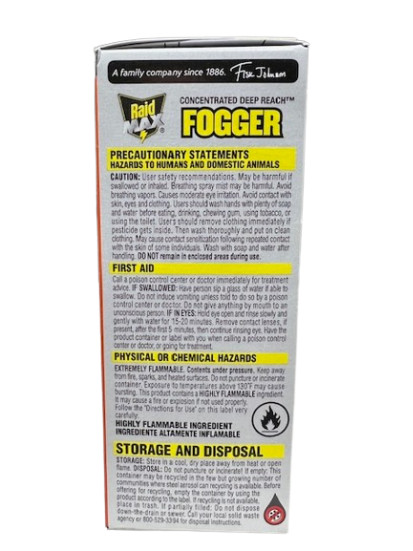Raid Max Concentrated Indoor Bug Killer Fogger - 2.1oz/3cans