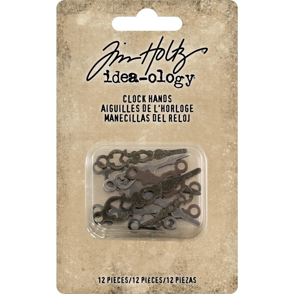 Tim Holtz Idea-ology Metal Clock Hands Assorted Sizes