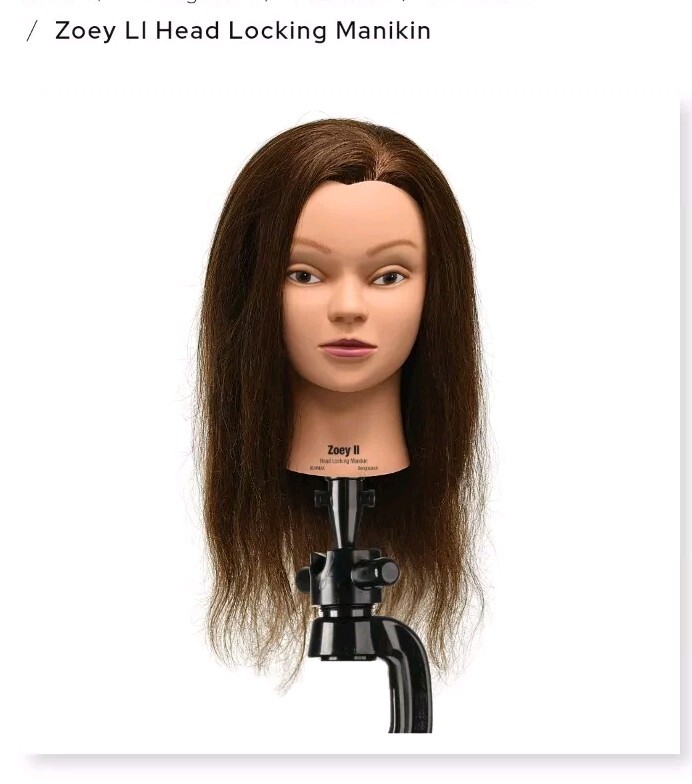 Manikin Head, Celebrity HL450 Zoey II ,Head Locking