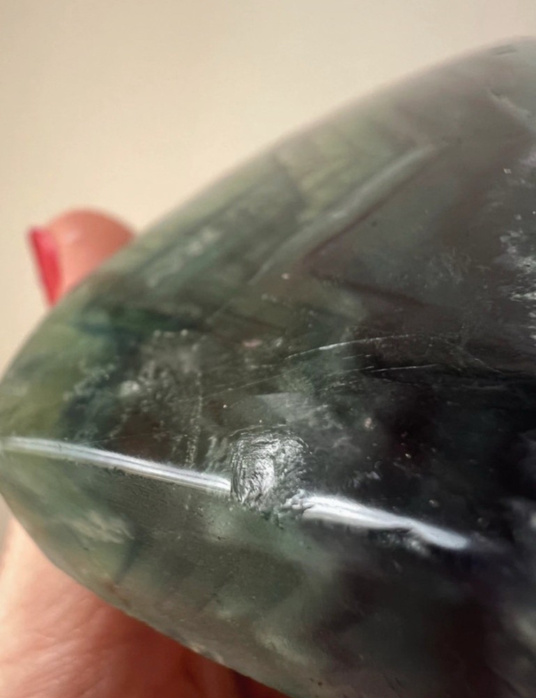 153g Fluorite Polished Teardrop