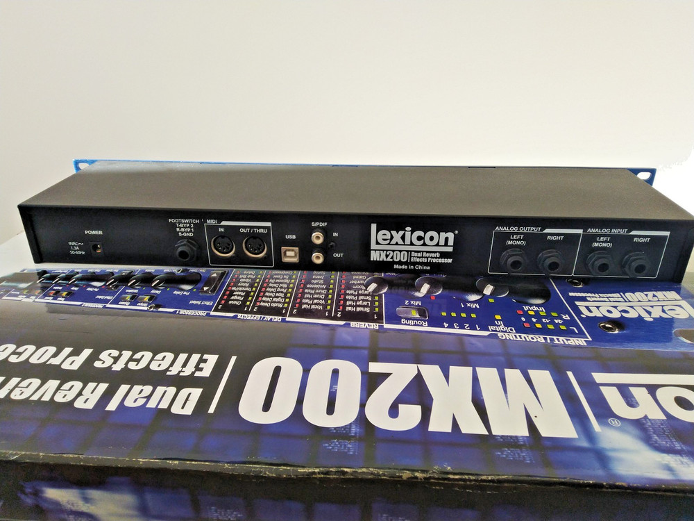 Lexicon MX200 Dual Reverb Effects Processor Rack 1U + Original Box