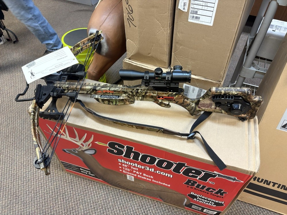 WICKED RIDGE INVADER CROSSBOW CAMO W/ SCOPE