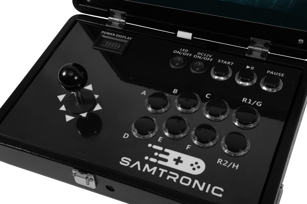 samtronic Folding 14" Game Console (Black)5000 games 2player Game Console