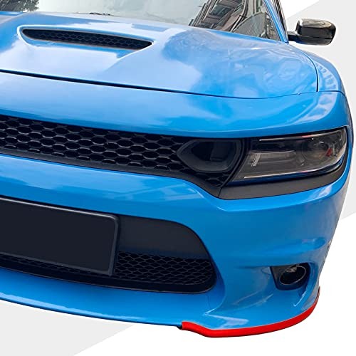 Front Bumper Lip Splitter Protector Front Shovel for 2015-2021 Dodge red