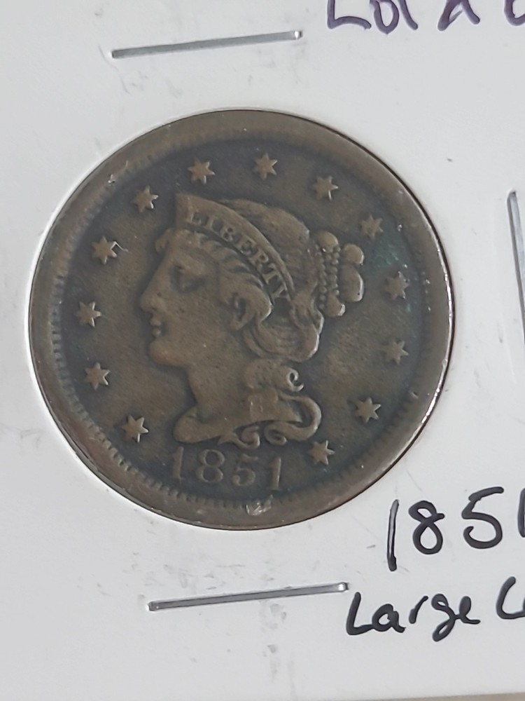 1851 Large Cent Lot *62