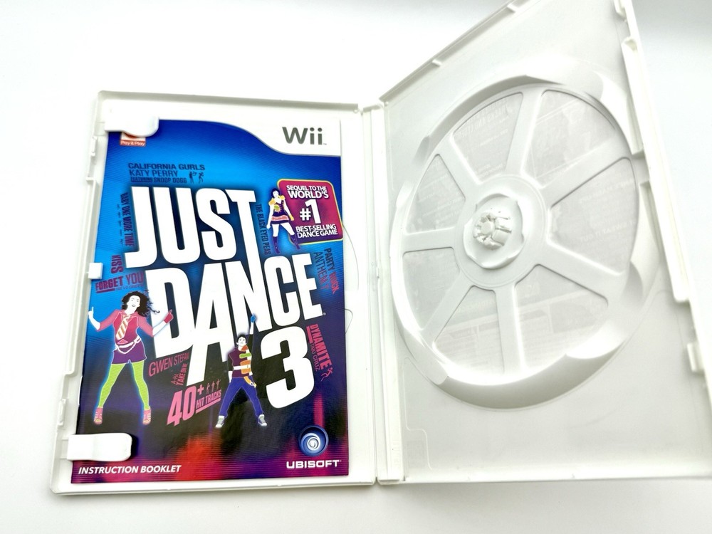 Nintendo Wii Just Dance 3 EMPTY Case w/ Manual