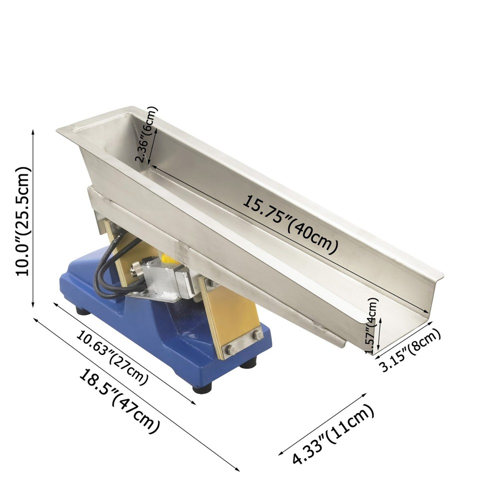 Electromagnetic Vibrating Feeder Shaking Feeding Machine Small Feeder 110V
