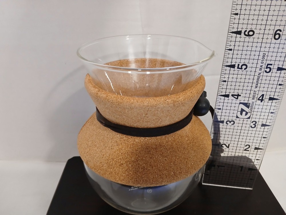 Bodum Replacement Coffee Pour Carafe 2 Cups With Cork Collar