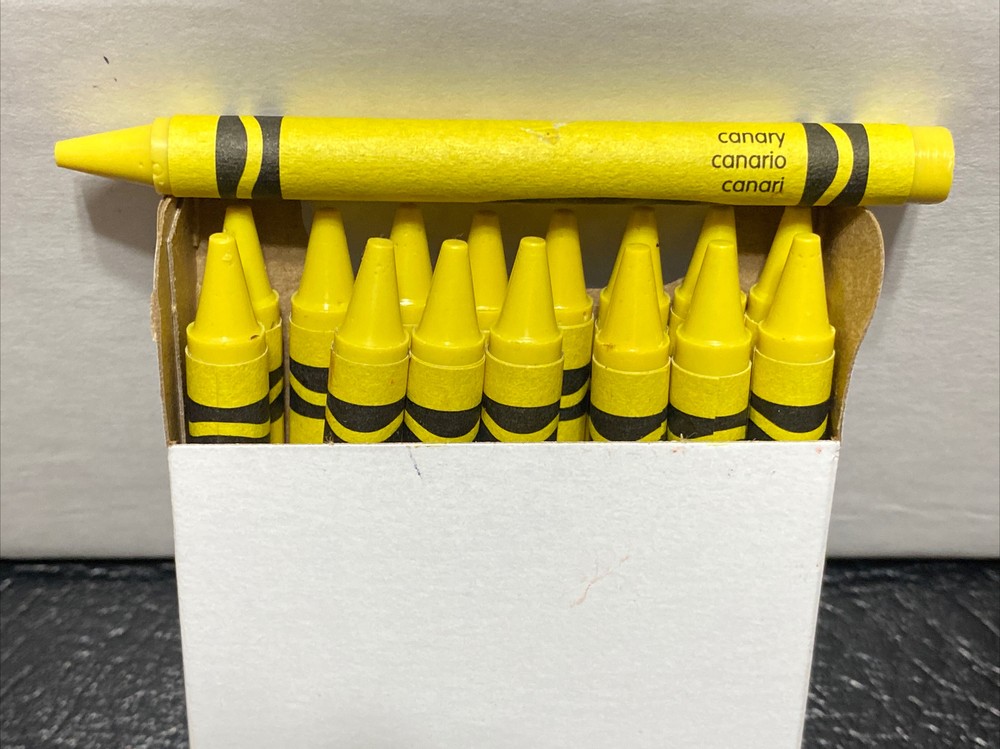 (16) Crayola Crayons (canary) BULK