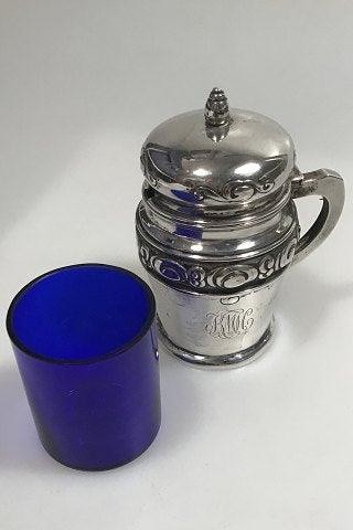J Holm Silver Mustard Pot