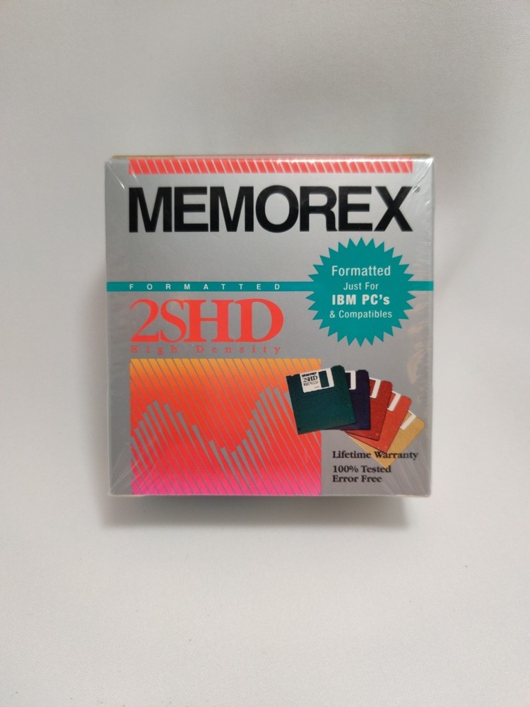 Memorex Computer Disks Formatted 2SHD 10 Pack