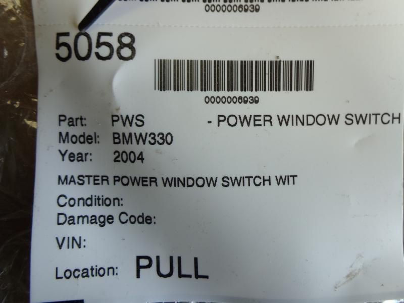 330CI 2004 Electrical, Misc 8241234