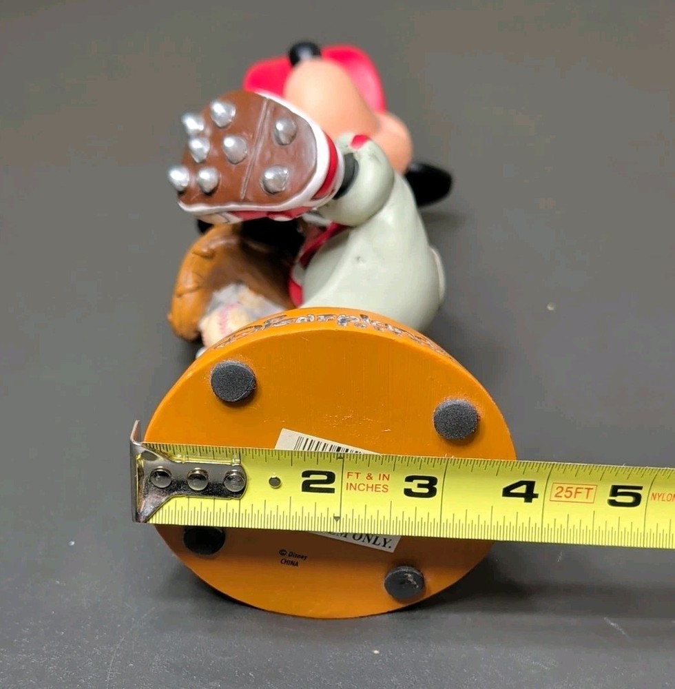 MICKEY MOUSE Baseball Pitcher Bobblehead Disneyland Resort