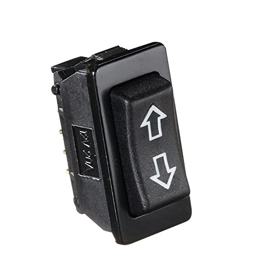 S125, Rocker Switch, 20 Amp Continuous, 40 Amp Peak, Black