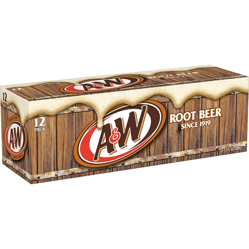 Root Beer Soda 12 Pack - 12 fl oz Cans for Refreshing Flavor