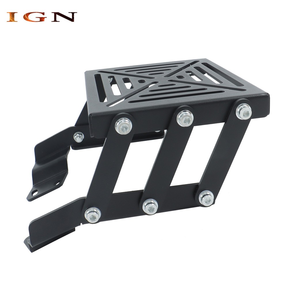 Convenient Storage Secure Support Tour Pack Motorcycle Trunk Mount Carbon Steel