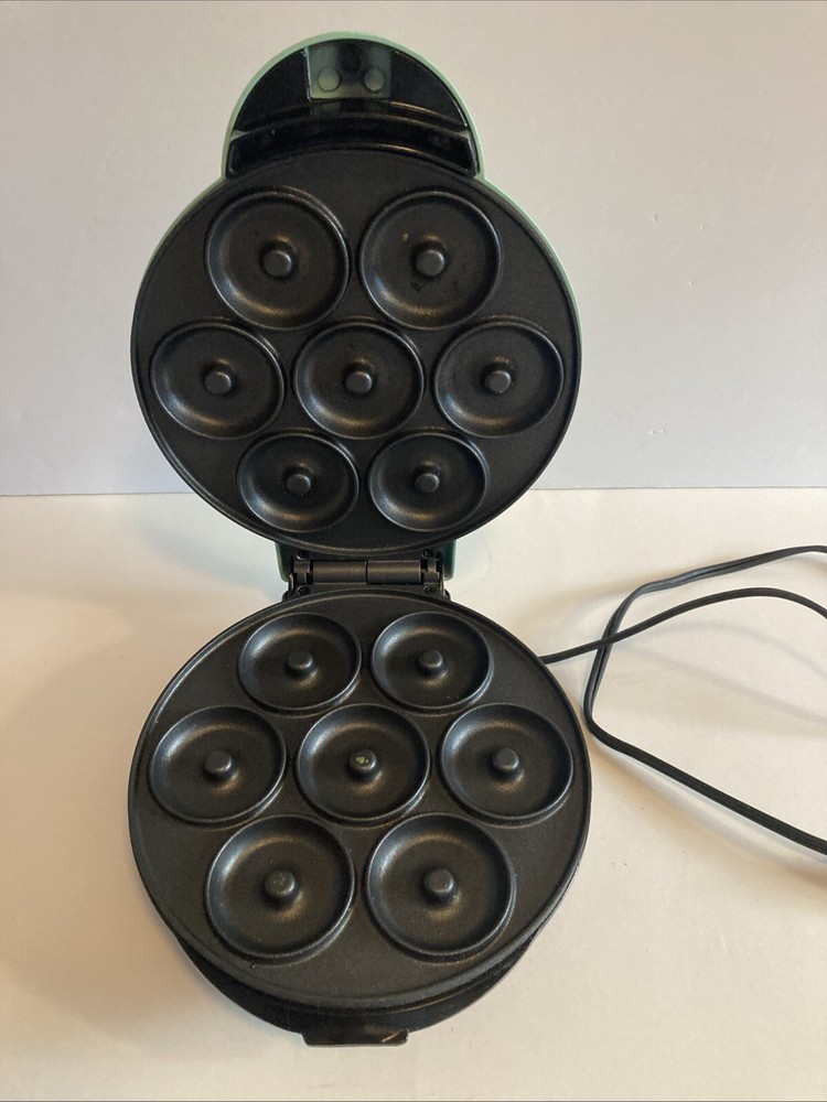 DASH Donut Maker Aqua & Black Color