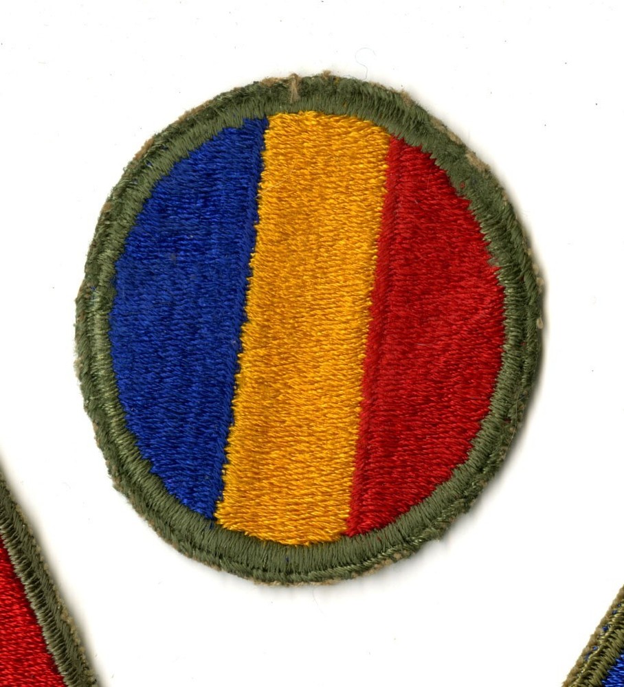 Replacement and Schools Command White Back Patch WWII Original