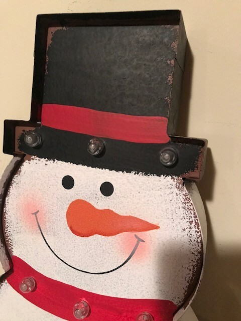 20 inch lighted Snowman - Battery Operated